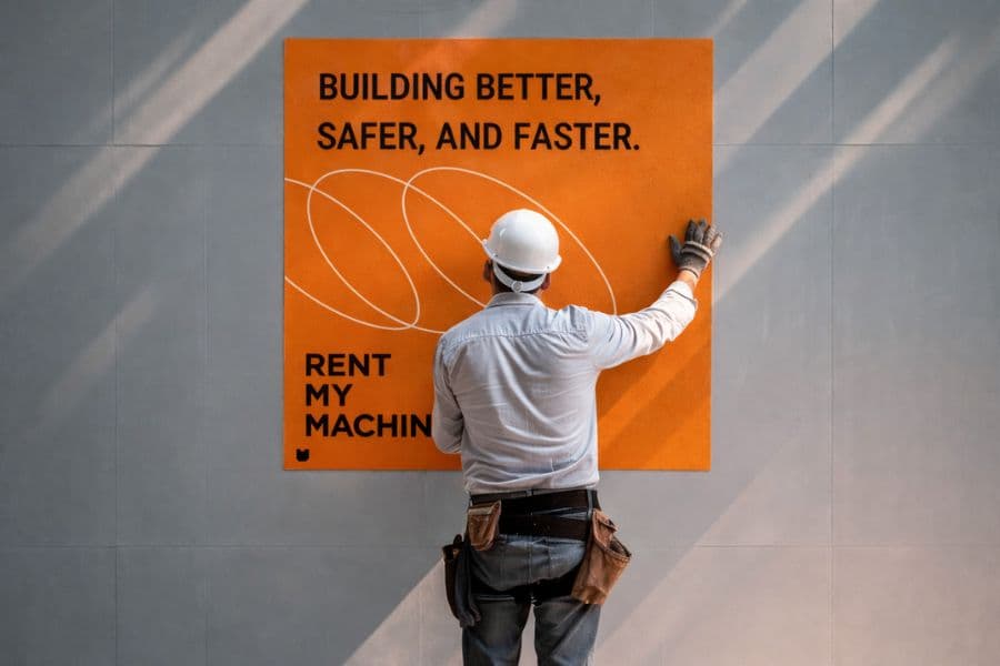 Construction equipment on site