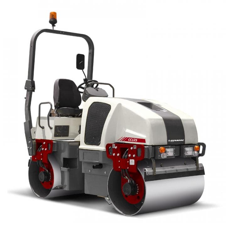3-Ton Double Drum Tandem Roller | Dynapac CC125 Mini Vibratory Compactor rental Bhubaneswar — RentMyMachine