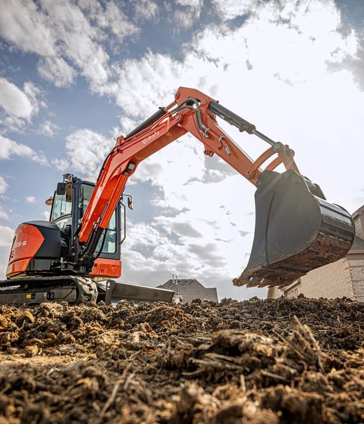 Kubota U50-5S Mini Excavator | 5-Ton Zero Tail Swing Compact Digger rental Bhubaneswar — RentMyMachine