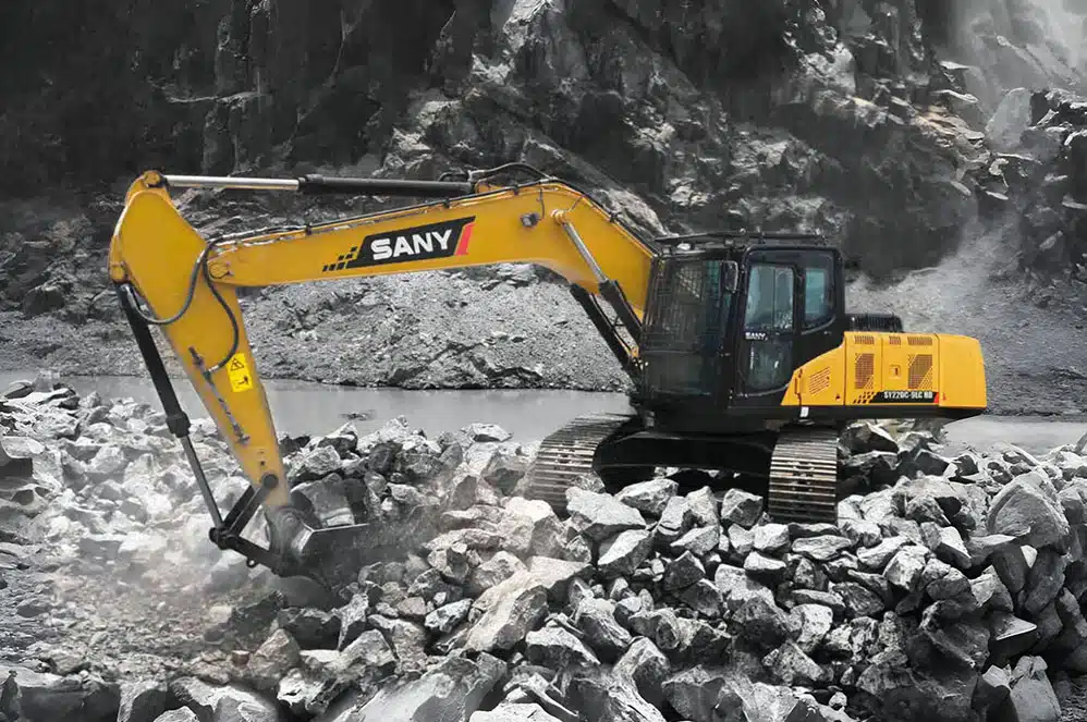 22 Ton Excavator on Rent: Best &amp; Powerful Sany 220 rental Bhubaneswar — RentMyMachine