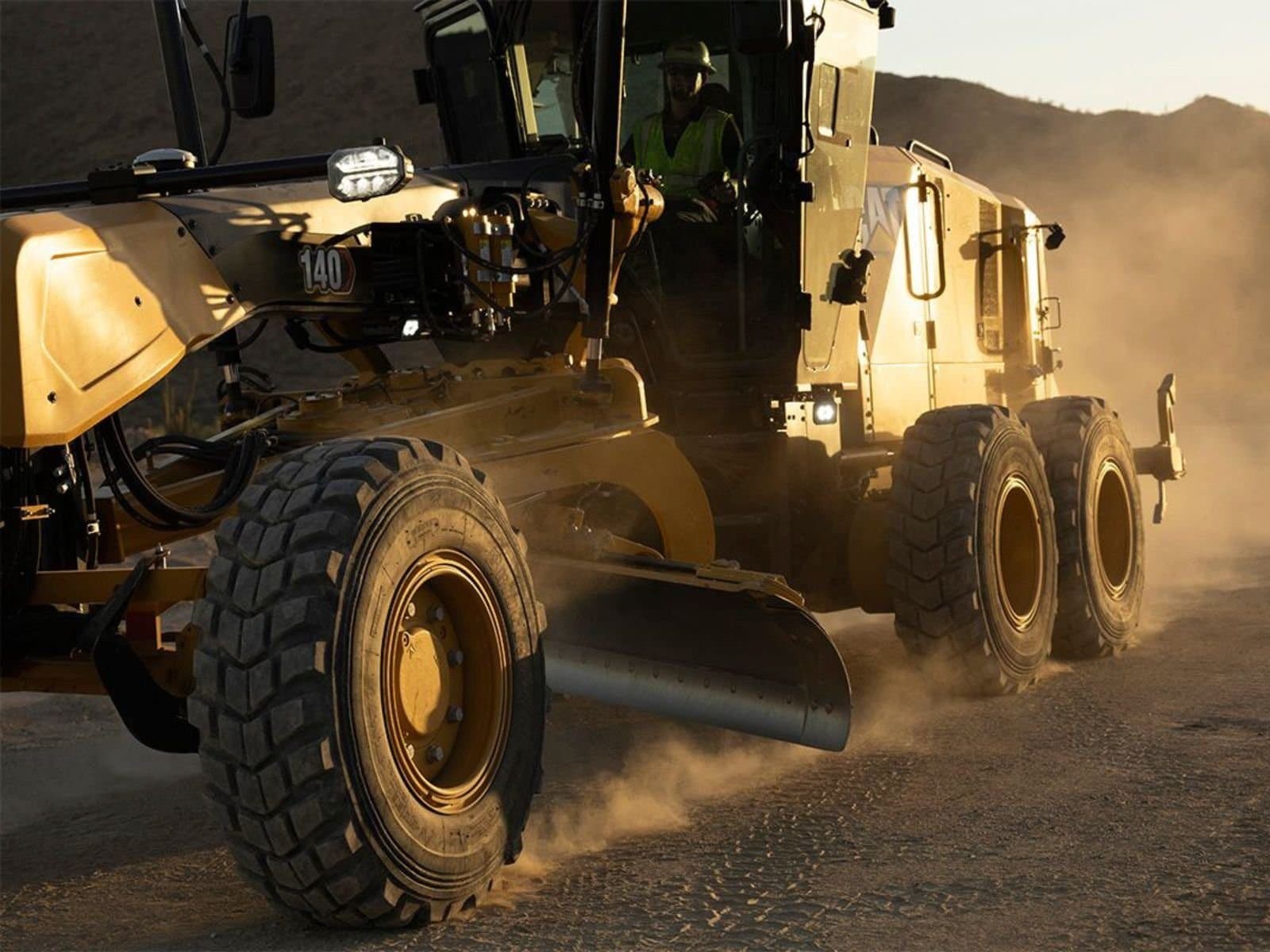 255 HP Motor Grader on Rent - CAT 140 Next Gen rental Bhubaneswar — RentMyMachine